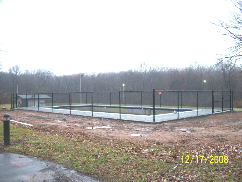 commercial chain link fence new haven county hartford guilford fence works